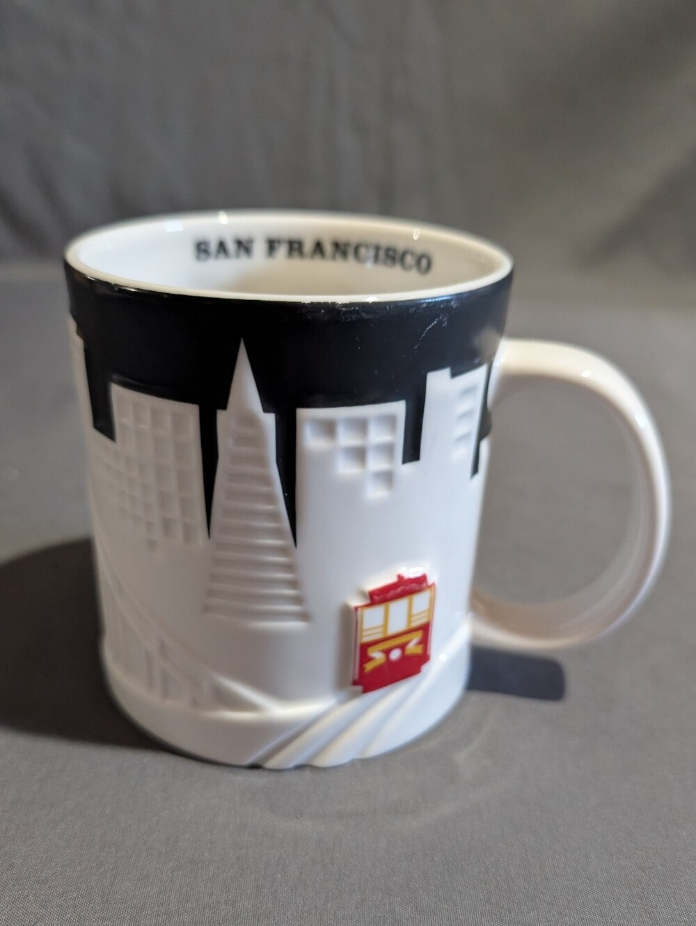 Starbucks San Francisco Skyline 3D Relief Collector’s Series Coffee Mug 2012